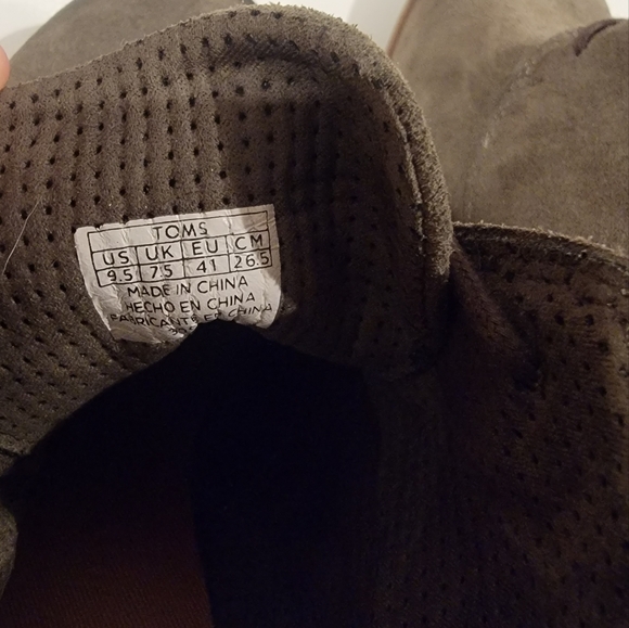 Toms Women's Size 9.5 Lunata Stacked Heel Burnished Suede Lace Up Ankle Boots - Picture 12 of 14